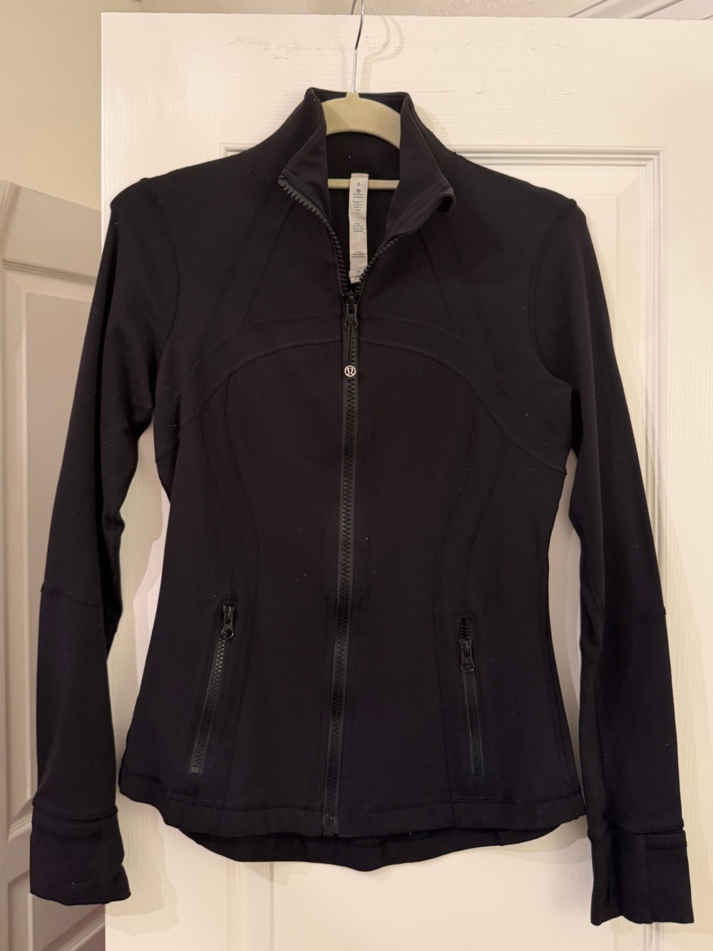 lululemon athletica Black Fitted Zip Jacket